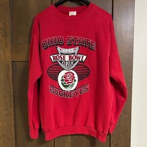 Vintage 1997 Ohio State Buckeyes Rose Bowl Classic College Sweatshirt Size XL